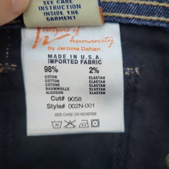 Citizens of Humanity Womens Low Waist Flare Leg Denim Jeans Size 29 Ingrid 002 - Picture 5 of 8